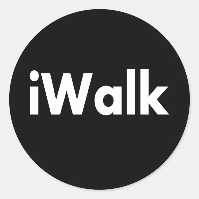 iWALK Classic Round Sticker (Front)
