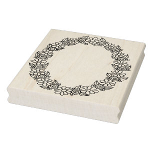 IWD Ovale Frame 4" x 5" Rubber Stamp