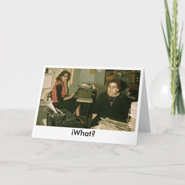 iWhat? Card (Front)