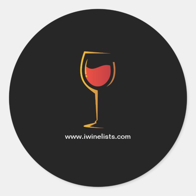 iWineLists Sticker 2 (Front)