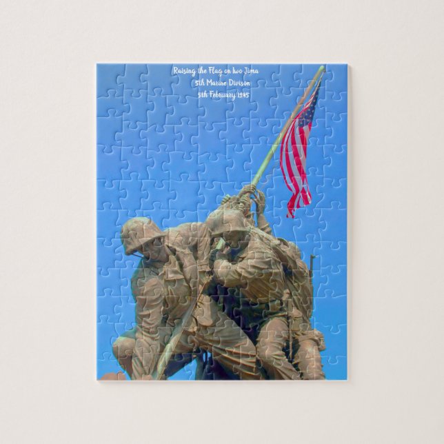 Iwo-Jima 5th Marine Devison 5/02/1945 Jigsaw Puzzle (Vertical)