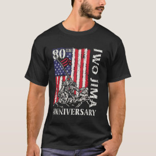 Iwo Jima 80th Anniversary Battle WWII Veteran 4th  T-Shirt