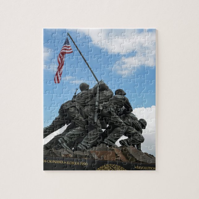 Iwo Jima Memorial in Washington DC Jigsaw Puzzle (Vertical)