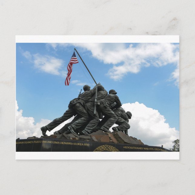 Iwo Jima Memorial in Washington DC Postcard (Front)