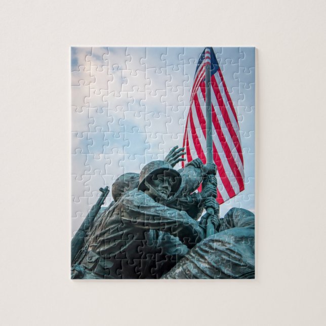 Iwo Jima Memorial Jigsaw Puzzle (Vertical)