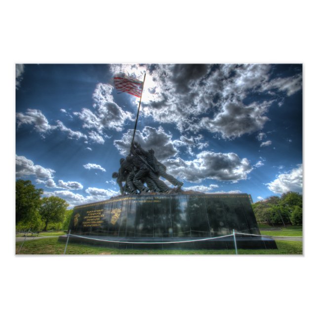 Iwo Jima Memorial (large format) Photo Print (Front)