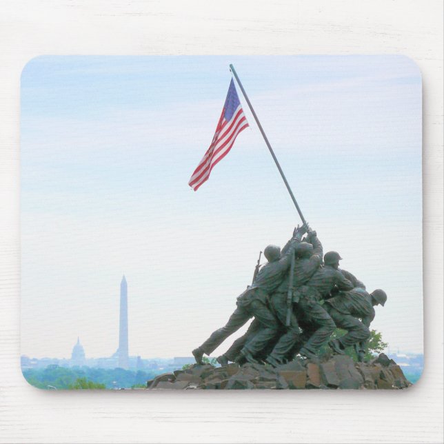 Iwo Jima Memorial Washington DC Mouse Pad (Front)