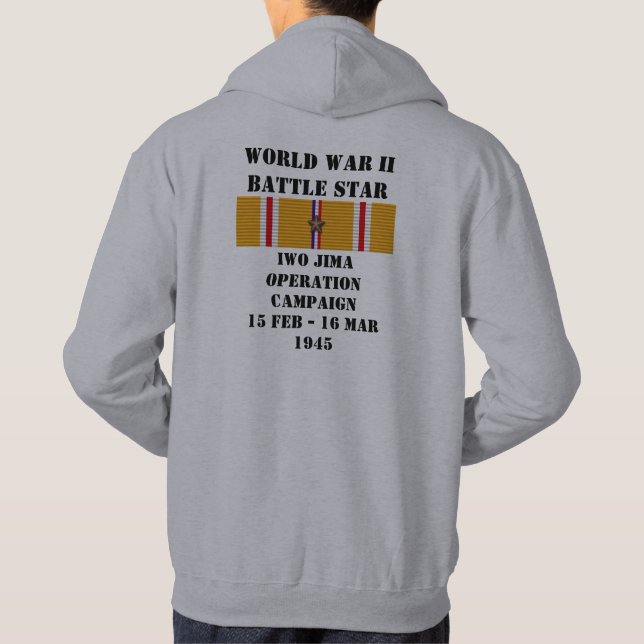 Iwo Jima Operation Campaign Hoodie (Back)