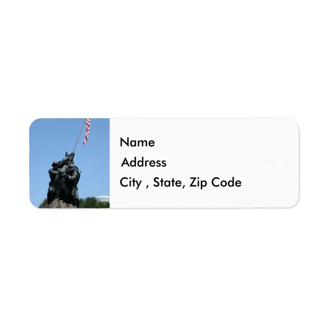 Iwo Jima Return Address Label (Front)