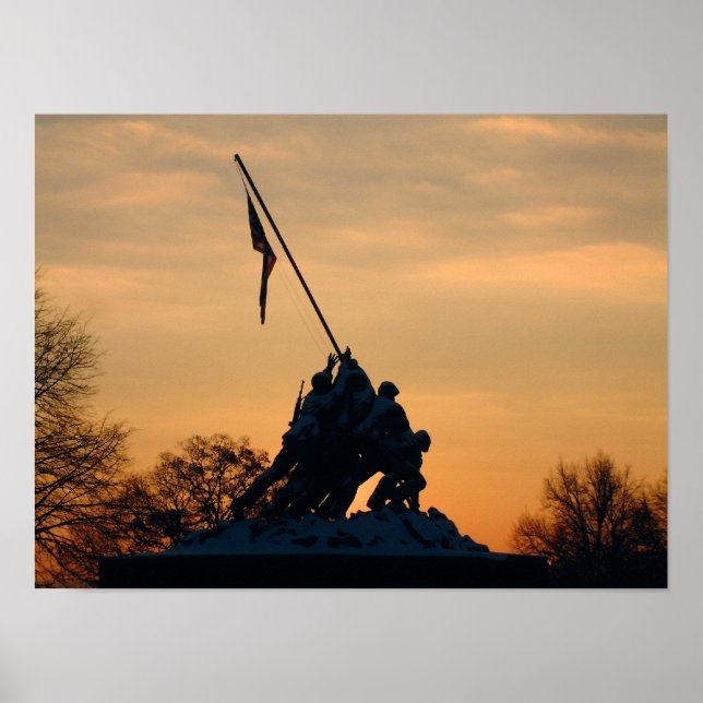 Iwo Jima Winter Morn Poster (Front)