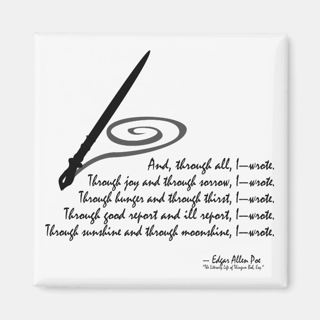 Iwrote Magnet (Front)