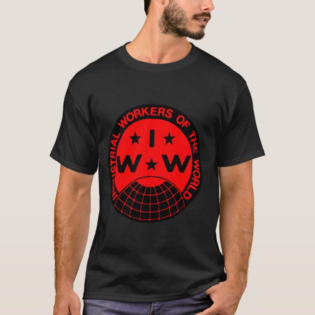 IWW Logo, Wobblies - One Big Union T-Shirt (Front)