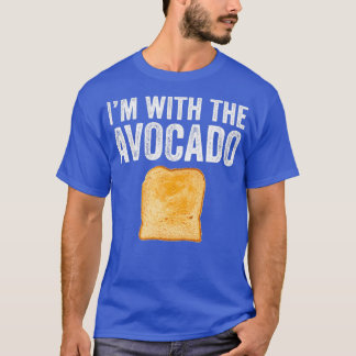 Ix27m With The Avocado Halloween Toast T-Shirt