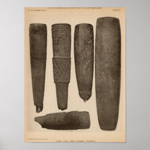 IX Stone pipes, So Calif Poster