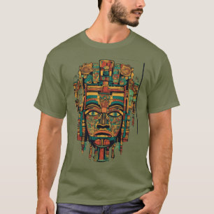 Ixchel Mayan Deity Mask T-Shirt