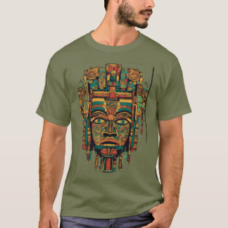 Ixchel Mayan Deity Mask T-Shirt