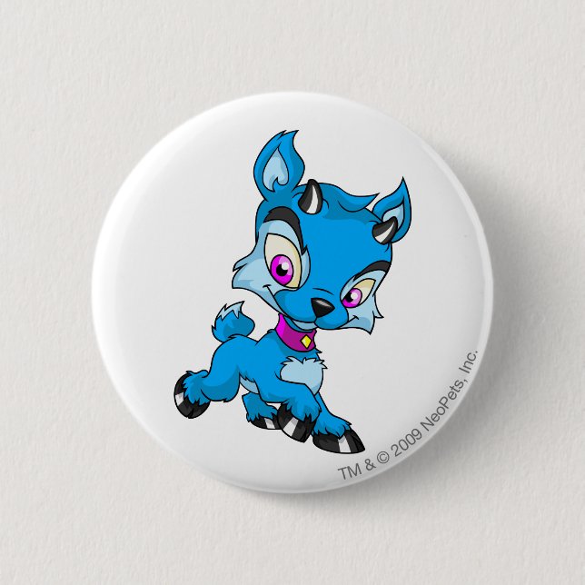 Ixi Blue 6 Cm Round Badge (Front)
