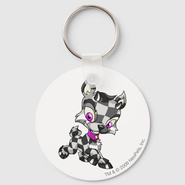 Ixi Chequered Key Ring (Front)