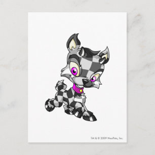 Ixi Chequered Postcard