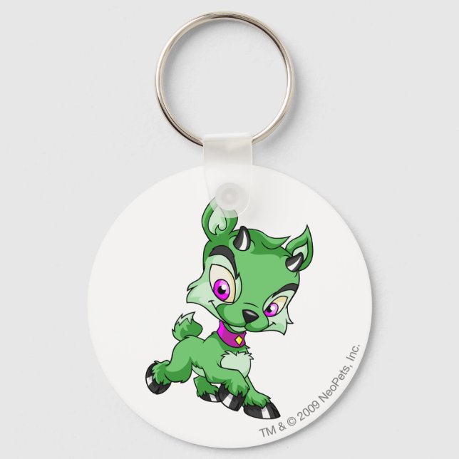 Ixi Green Key Ring (Front)