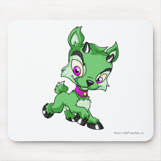 Ixi Green Mouse Pad (Front)