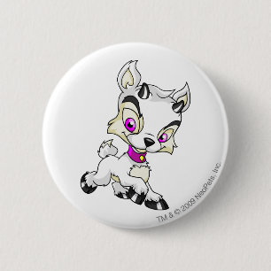 Ixi White 6 Cm Round Badge