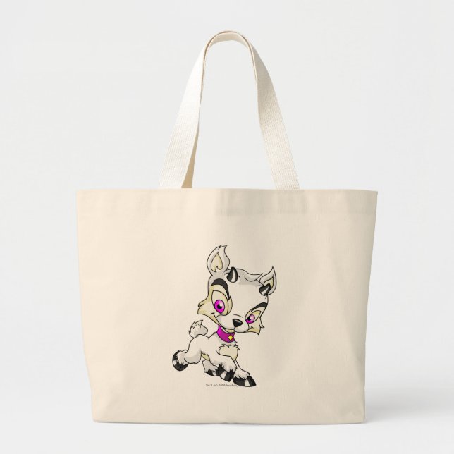 Ixi White Large Tote Bag (Front)