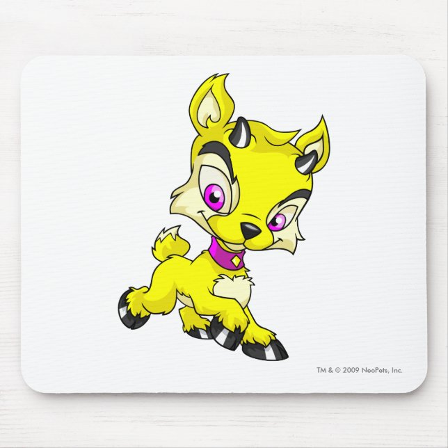 Ixi Yellow Mouse Pad (Front)