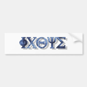 IXOYE 2 Bleu 3D Bumper Sticker