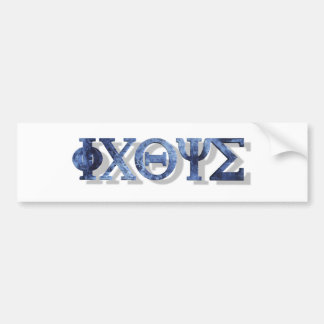IXOYE 2 Bleu 3D Bumper Sticker