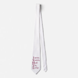 IXOYE Acrostic (Red) Tie