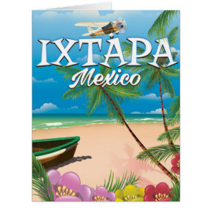 Ixtapa Mexico Beach poster