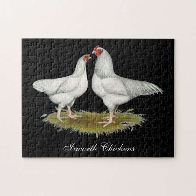 Ixworth Chickens Jigsaw Puzzle (Horizontal)