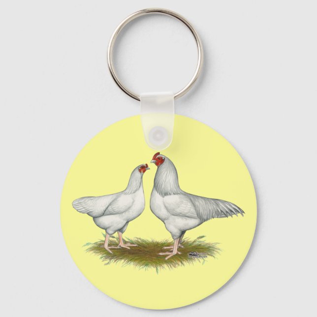 Ixworth Chickens Key Ring (Front)