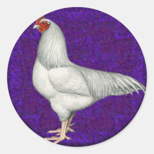 Ixworth Rooster Classic Round Sticker