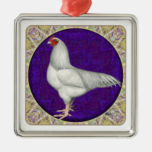 Ixworth Rooster Metal Ornament