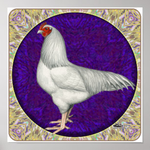 Ixworth Rooster Poster