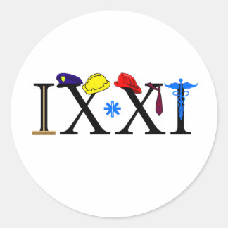 IXXI  Remember 9-11 Classic Round Sticker