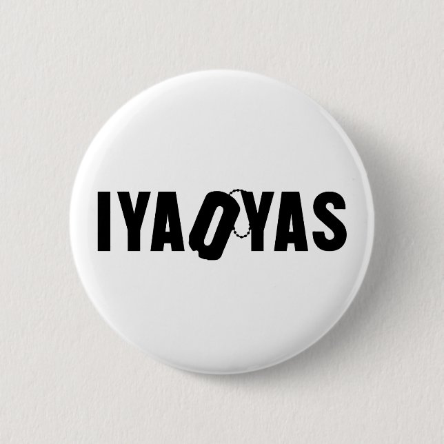 IYAOYAS 6 CM ROUND BADGE (Front)