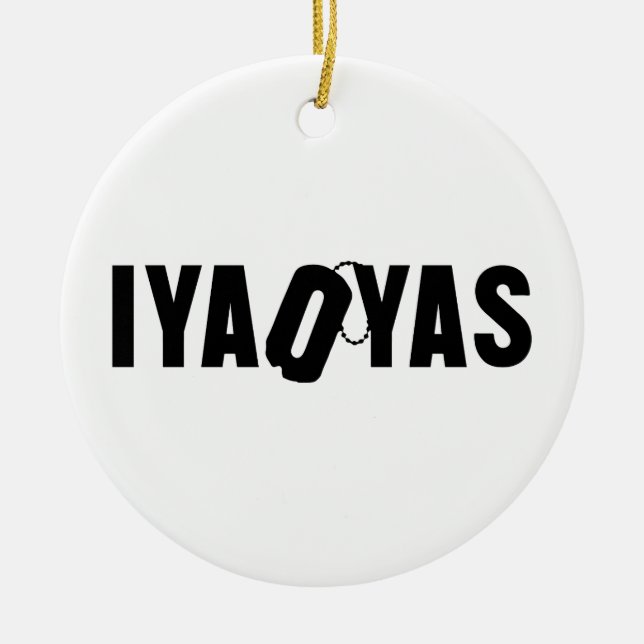 IYAOYAS CERAMIC ORNAMENT (Front)