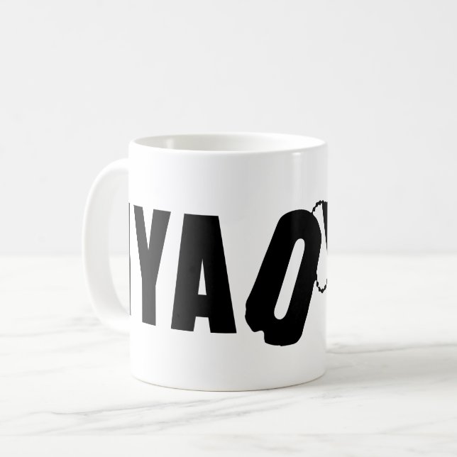 IYAOYAS COFFEE MUG (Front Left)