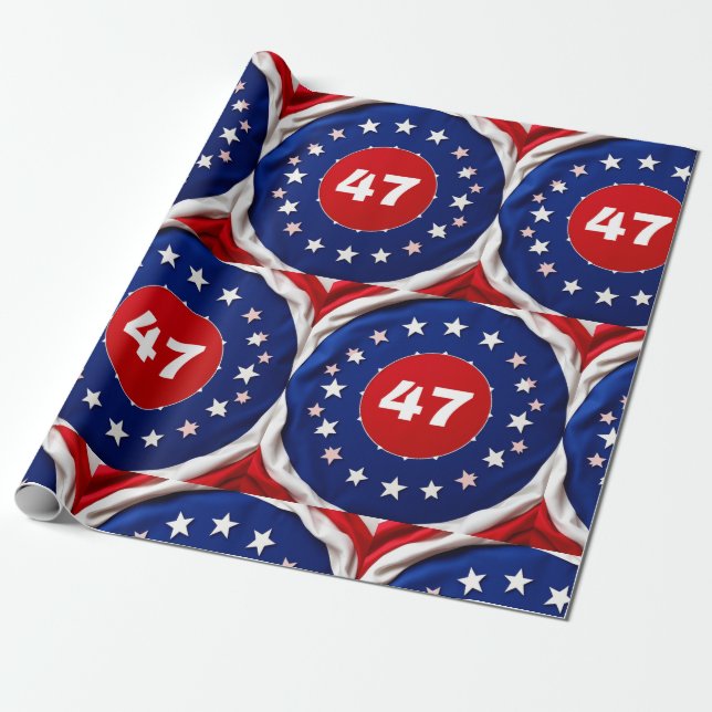 IYKYK Patriotic Wrapping Paper  (Unrolled)