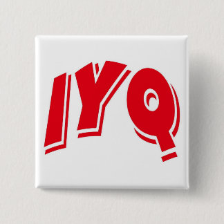 IYQ 15 CM SQUARE BADGE