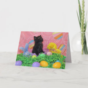 Iz Da Easter Bunny Here Yet Greeting card