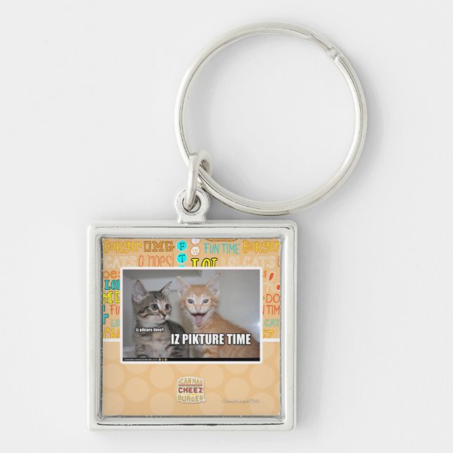 iz pikture time key ring (Front)