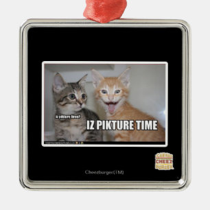 iz pikture time metal tree decoration