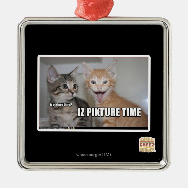 iz pikture time metal tree decoration (Front)