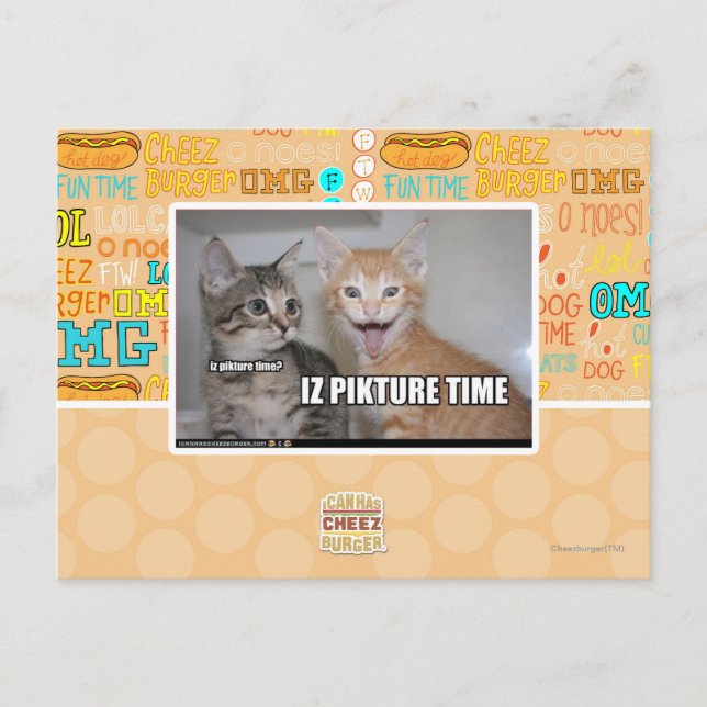 iz pikture time postcard (Front)