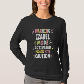 IZABEL Personalised Women's Gift Custom IZABEL T-Shirt