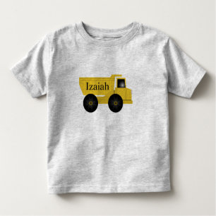 Izaiah Personalised Dump Truck Shirt